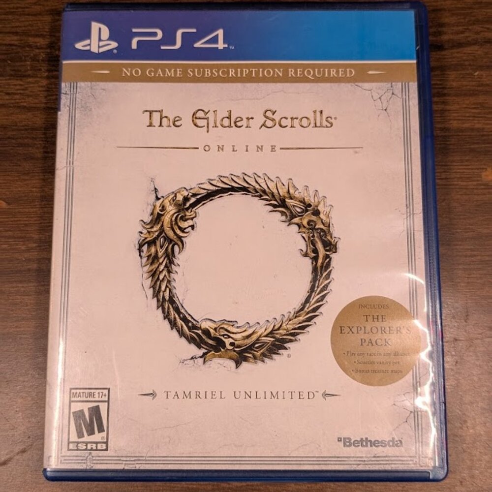 The Elder Scrolls Online Tamriel Unlimited PS4 Game